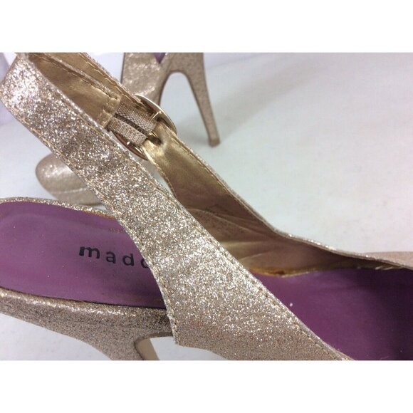 Steve Madden Sequin Party Heels Womens 6 - Picture 7 of 7